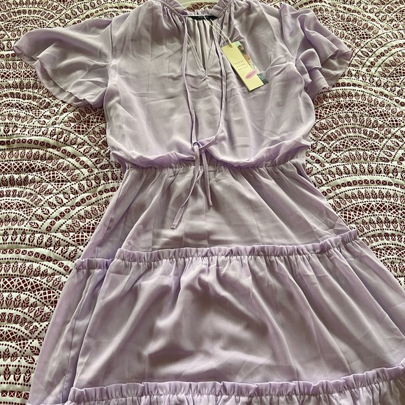 All 3 for $25! Elegant Navy, Lavender and Red Dresses - Picture 5 of 6